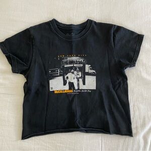 brandy Melville cropped graphic tee